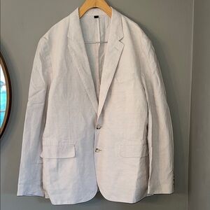 J. Crew Ludlow Linen Blend Blazer Jacket Size 44 R